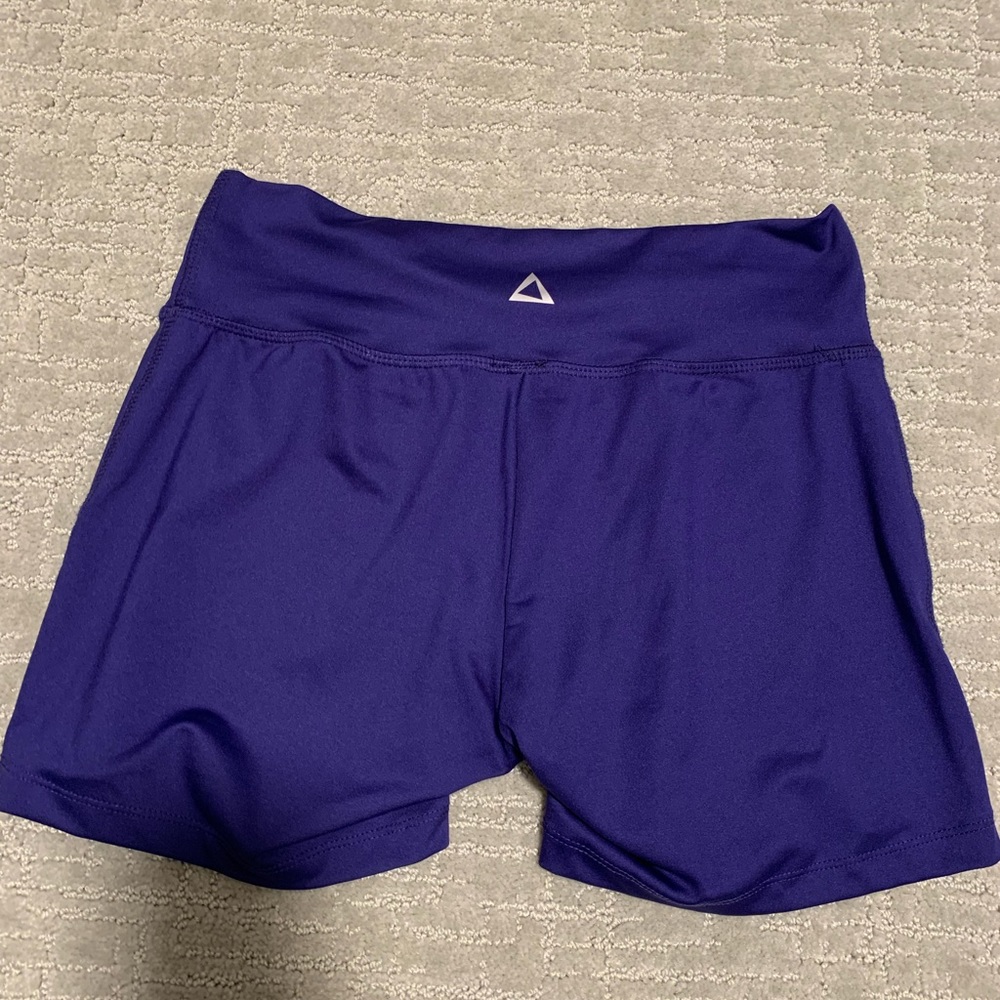 bright purple urban outfitter biker short shorts - size L